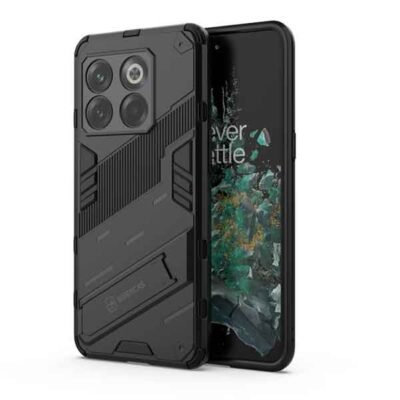 OnePlus 10T símahulstur með standi - Svart