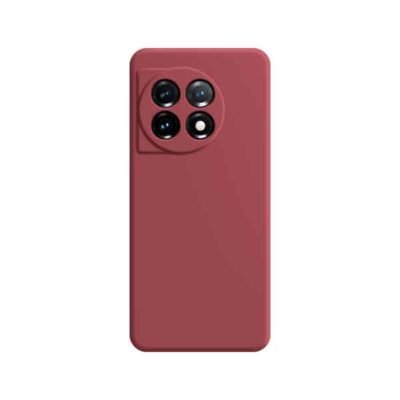OnePlus 11 símahulstur úr mjúku TPU - Rautt