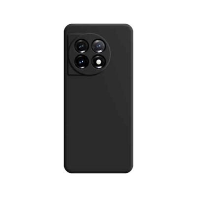 OnePlus 11 símahulstur úr mjúku TPU - Svart