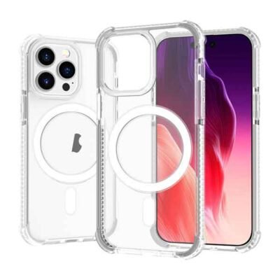 Símahulstur með segulhring fyrir iPhone 15 pro farsíma