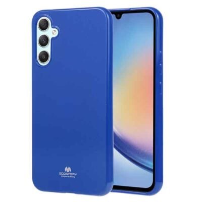 Galaxy A34 blátt höggþolið hulstur