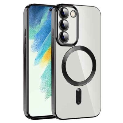 Símahulstur með segulhring fyrir Galaxy S21 FE farsíma