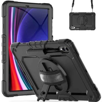 Hulstur fyrir Galaxy Tab S9 plús S10 plús og S9 FE plús spjaldtölvur