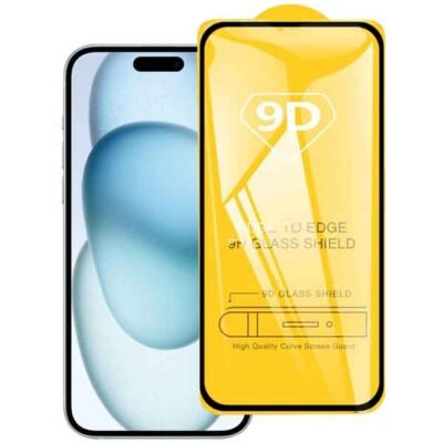 iPhone 15 og 15 Pro skjávörn úr hertu gleri