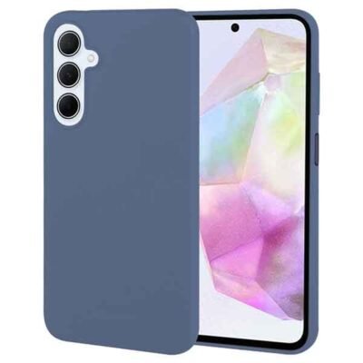 Galaxy A35 blátt höggþolið hulstur