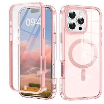 Símahulstur með segulhring fyrir iPhone 16 pro max farsíma