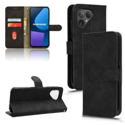 Fairphone 5 símaveski með kortahólfum - Svart