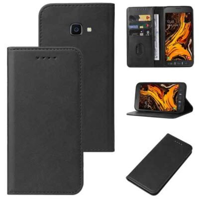 Galaxy Xcover 4S símaveski með 3 kortahólfum - Svart