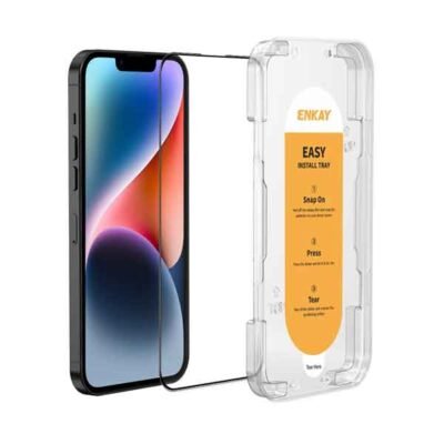 iPhone 13 / 13 Pro / 14 / 16e / 17e skjávörn úr hertu gleri