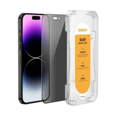 iPhone 14 Pro njósnavörn úr hertu gleri