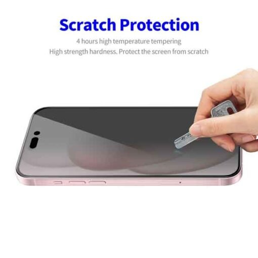 Skjá og njósnavörn fyrir iPhone 14 pro farsíma - Image 5