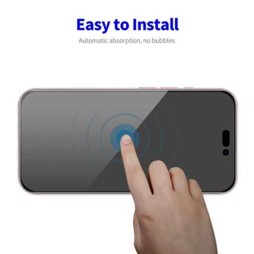 Skjá og njósnavörn fyrir iPhone 14 pro farsíma - Image 7