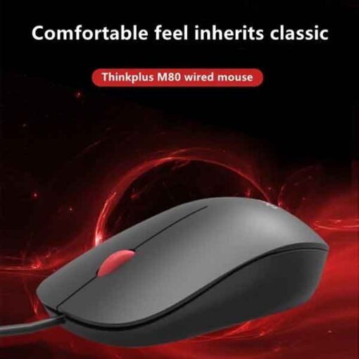 Tölvumús Lenovo thinkPlus M80 USB optical - Image 3
