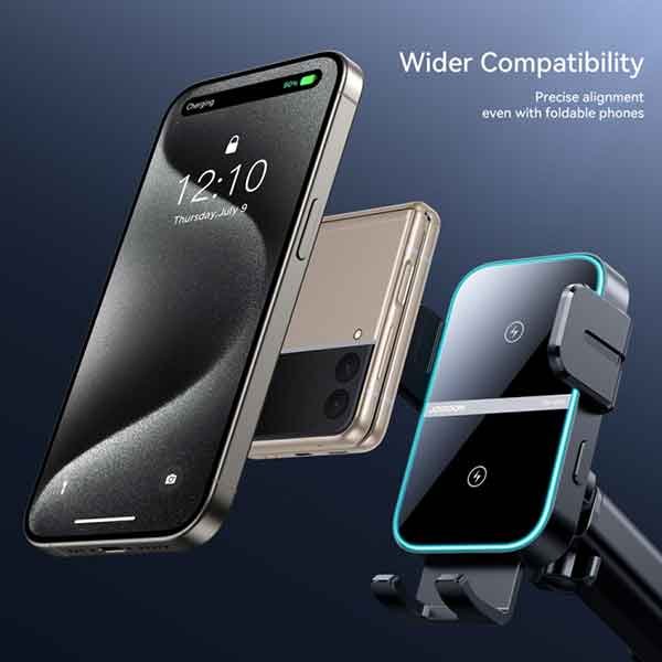 Joyroom 15W Þráðlaust bílhleðslutæki - Image 6