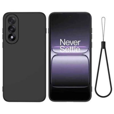 OnePlus Nord 5 símahulstur úr mjúku TPU - Svart