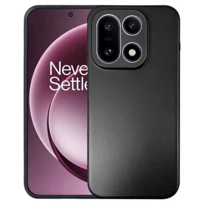 OnePlus 15 símahulstur úr mjúku TPU - Svart