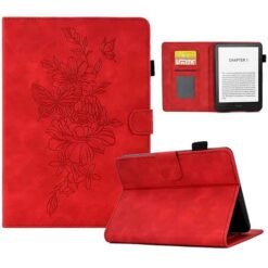 Amazon Kindle Paperwhite 2024 hulstur með kortahólfi - rautt