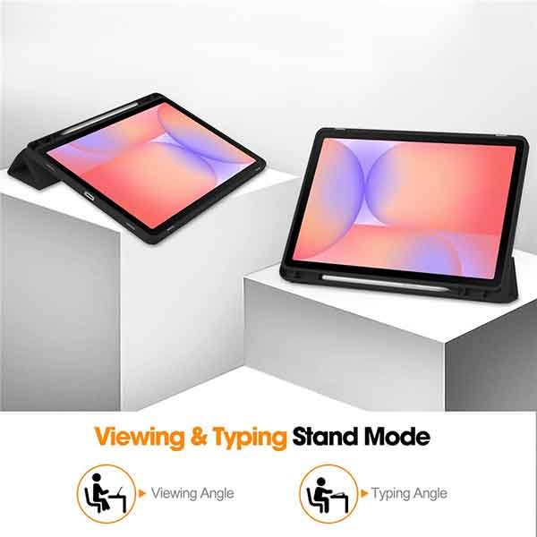 Galaxy TAB S10 Lite svart hulstur með pennahólfi - Image 5