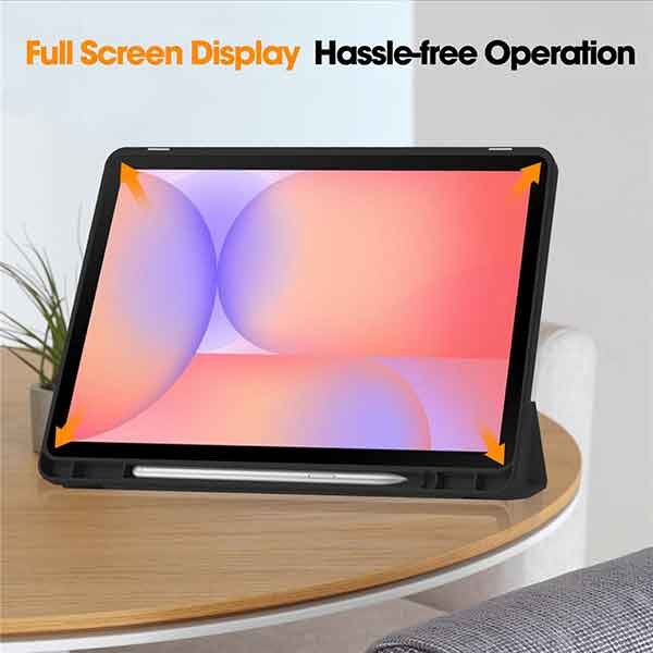 Galaxy TAB S10 Lite svart hulstur með pennahólfi - Image 6