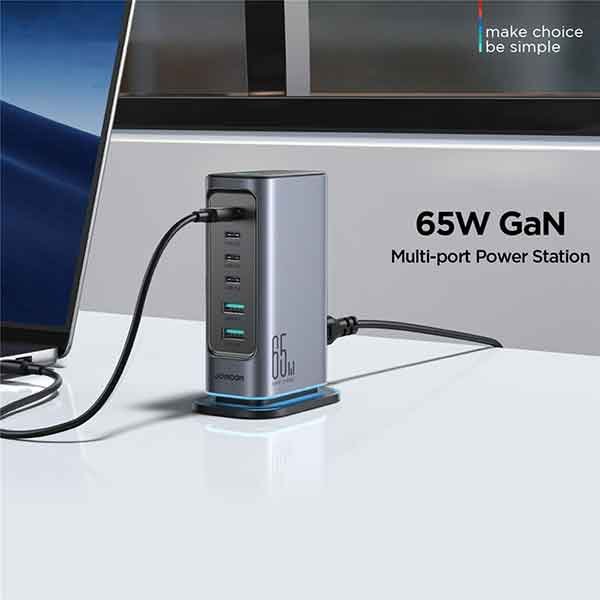 Joyroom 65 W GaN hleðslustöð með 6 USB tengjum - Image 11