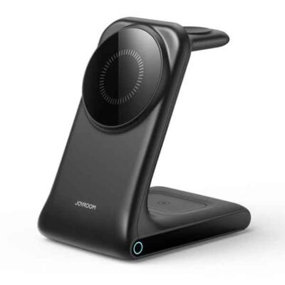Joyroom 3 í 1 þráðlaus hleðslustöð fyrir síma, úr og AirPods