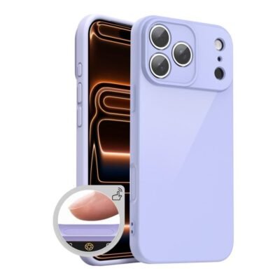 iPhone 17 Pro Max mjúkt hulstur - fjólublátt