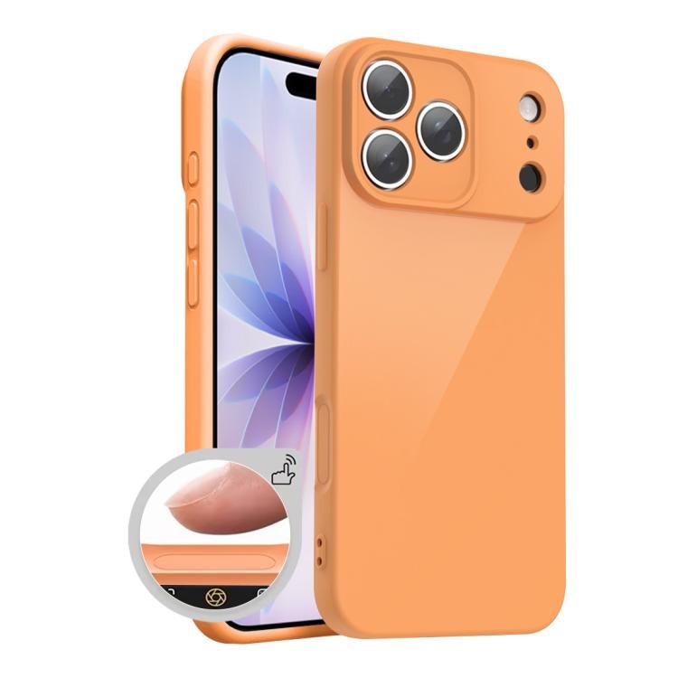 iPhone 17 Pro Max mjúkt hulstur - appelsínugult