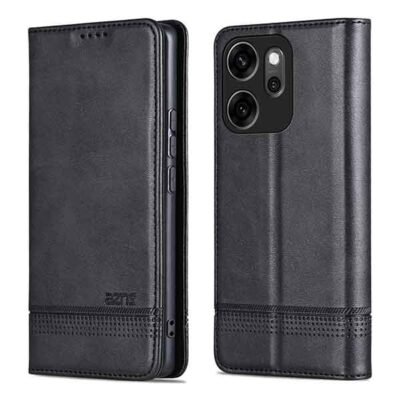 Oppo Reno 14 F símaveski með kortahólfum - svart
