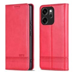 Oppo Reno 14 F símaveski með kortahólfum - rautt