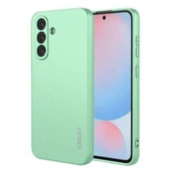 Galaxy A57 ENKAY HAT PRINCE silikonhulstur með beinum köntum - Grænt