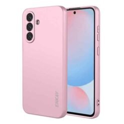 Galaxy A57 ENKAY HAT PRINCE silikonhulstur með beinum köntum - Bleikt