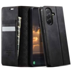 Galaxy A37 Caseme RFID símaveski með kortahólfum - Svart