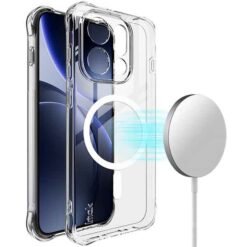 Oppo Find X9 IMAK MagSafe-samhæft höggþolið hulstur - Glært