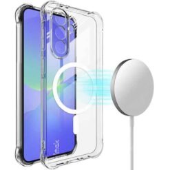 Galaxy A37 IMAK MagSafe-samhæft höggþolið hulstur - Glært