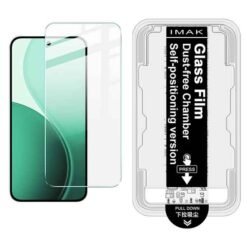 Oppo Reno14 IMAK H skjávörn úr hertu gleri með ásetningarramma