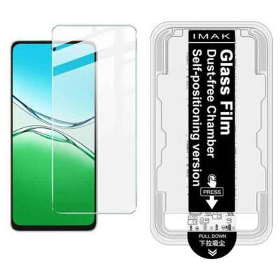Oppo A5 Pro IMAK H skjávörn úr hertu gleri með ásetningarramma