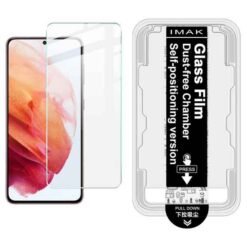 Galaxy S21 imak skjávörn úr hertu gleri með ásetningarramma