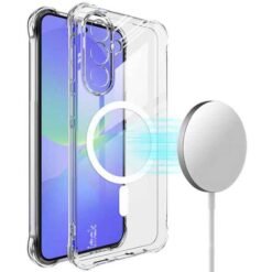 Galaxy A57 5G imak MagSafe-samhæft höggþolið TPU hulstur - Glært