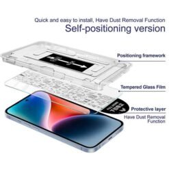 iPhone 17 pro imak skjávörn úr hertu gleri - Image 9