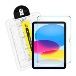 iPad 10.9" 2022 ENKAY Hat-Prince skjávörn úr hertu gleri með uppsetningarramma