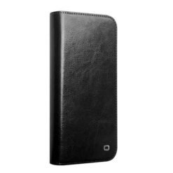 iPhone 16 Qialino leðurveski með kortahólfum - Svart - Image 2
