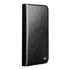 iPhone 17 Pro Qialino leðurveski með kortahólfum - Svart - Image 2