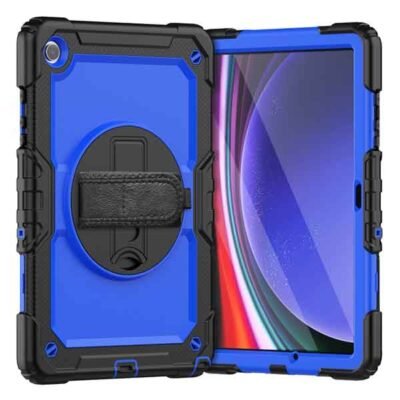 Galaxy TAB A9 / A11 plús svart og blátt höggþolið hulstur
