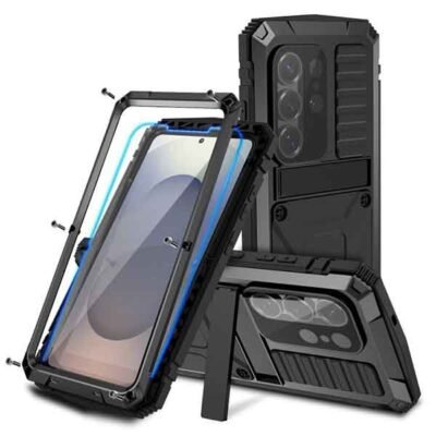 Galaxy S26 Ultra Full Armor MagSafe hulstur með skjávörn