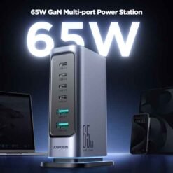 Joyroom 65W GaN hleðslustöð með 4 USB-C og 2 USB-A tengjum - Image 2