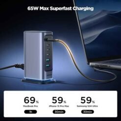 Joyroom 65W GaN hleðslustöð með 4 USB-C og 2 USB-A tengjum - Image 3