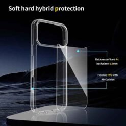 iPhone 18 Pro Max símahulstur – glært - Image 4