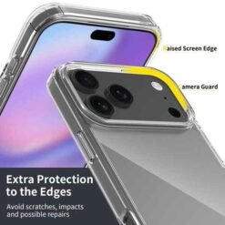 iPhone 18 Pro Max símahulstur – glært - Image 5