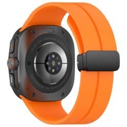 Galaxy Watch Ultra 47mm / Ultra 2025 sílikonól- Appelsínugul - Image 4