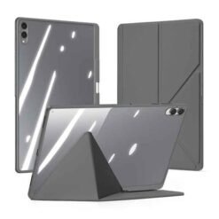 Galaxy TAB S11 Ultra grátt hulstur með pennahólfi
